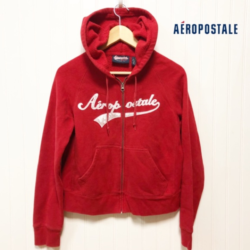 4/$25 AEROPOSTALE Tomboy Fit Hooded Jacket S